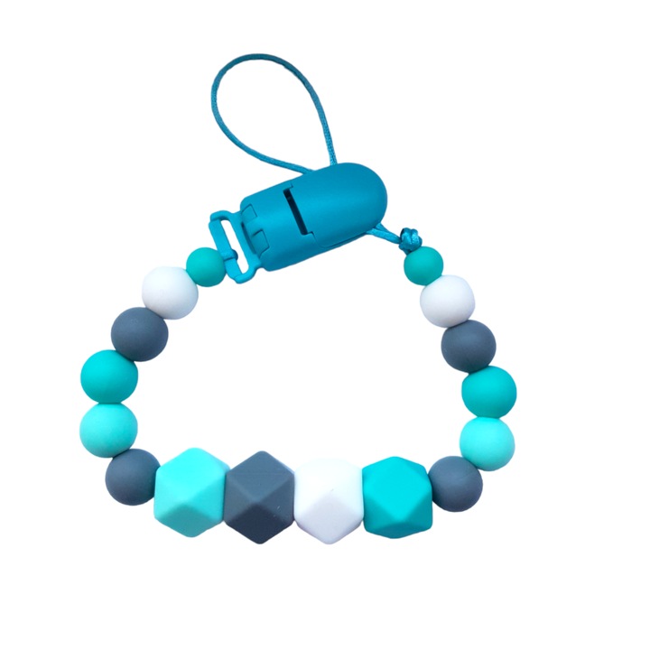 Lantisor pentru suzeta din silicon alimentar nepersonalizat/E