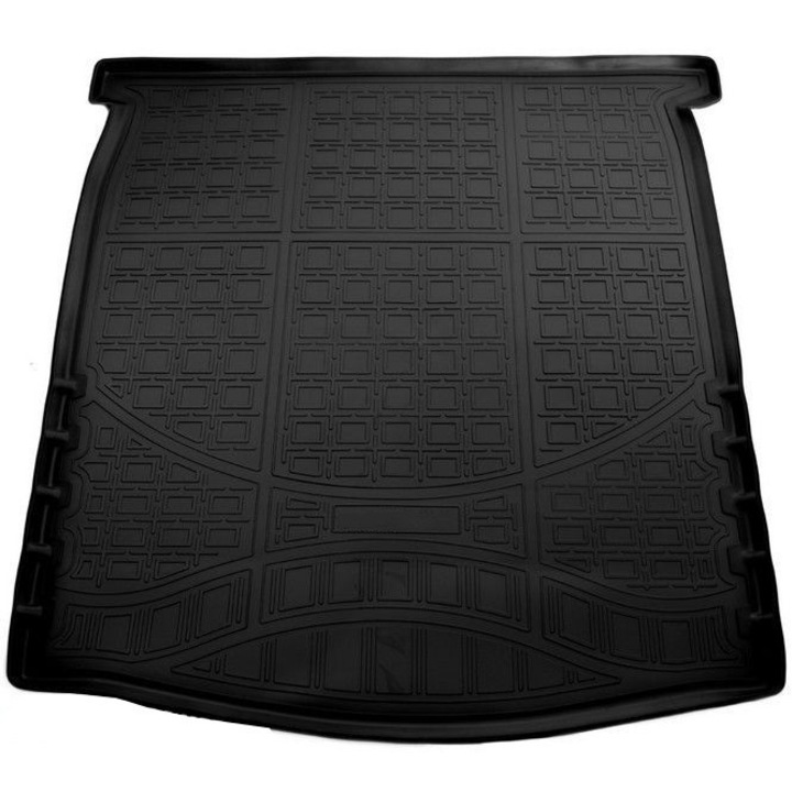 Covor portbagaj tip tavita pentru Renault Kadjar 2015, cu bordura, din plastic cauciucat, SMARTIC, negru