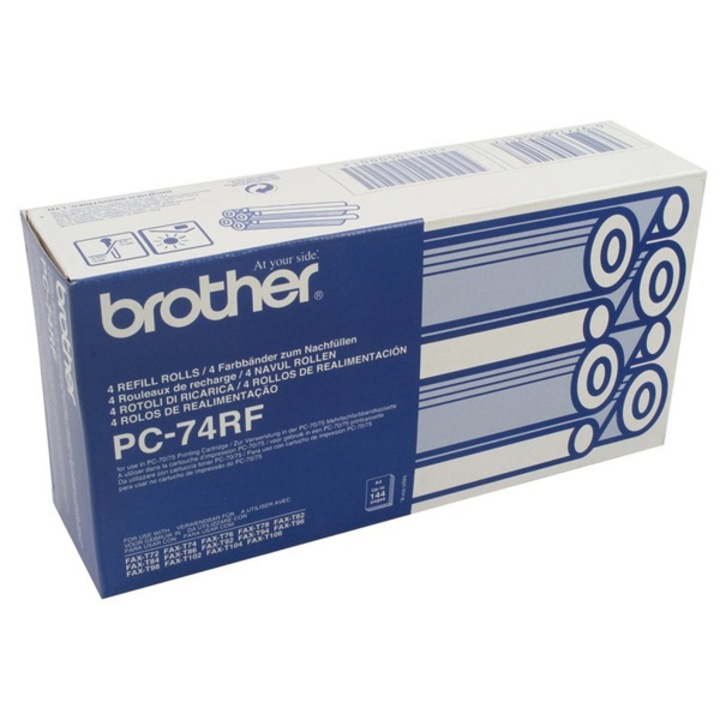 Brother PC-74RF fekete szalagos készlet 4 darabból