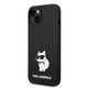 Husa de protectie Karl Lagerfeld Liquid Silicone Choupette NFT pentru iPhone 14 Plus, Negru