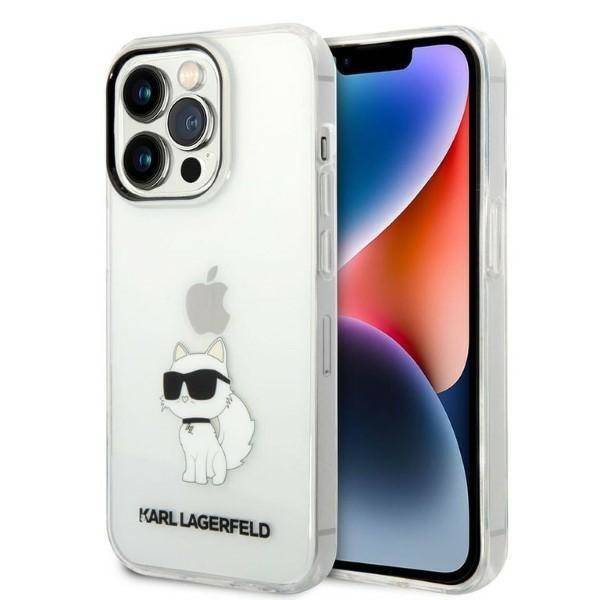 Coque iPhone 15 Pro Max Karl Lagerfeld IML Glitter Karl & Choupette MagSafe