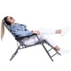 Sezlong pliabil SERSIMO GC30, Relax Zero Gravity, 80x60x153cm, gri mediu