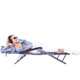 Sezlong pliabil SERSIMO GC30, Relax Zero Gravity, 80x60x153cm, gri mediu