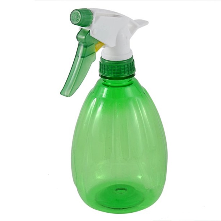 Спрей бутилка HERUSI 500ml зелена, многократна употреба, безопасна