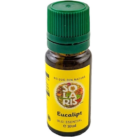 Ulei esential de Eucalipt "Eucalyptus Globulus", 10ml, Solaris Plant