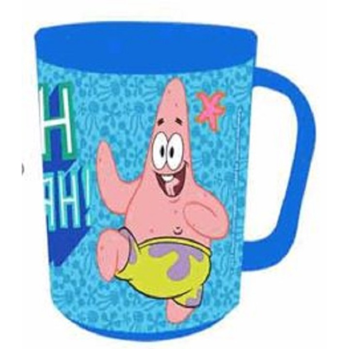 Spongya Bob bögre, műanyag, 350ml