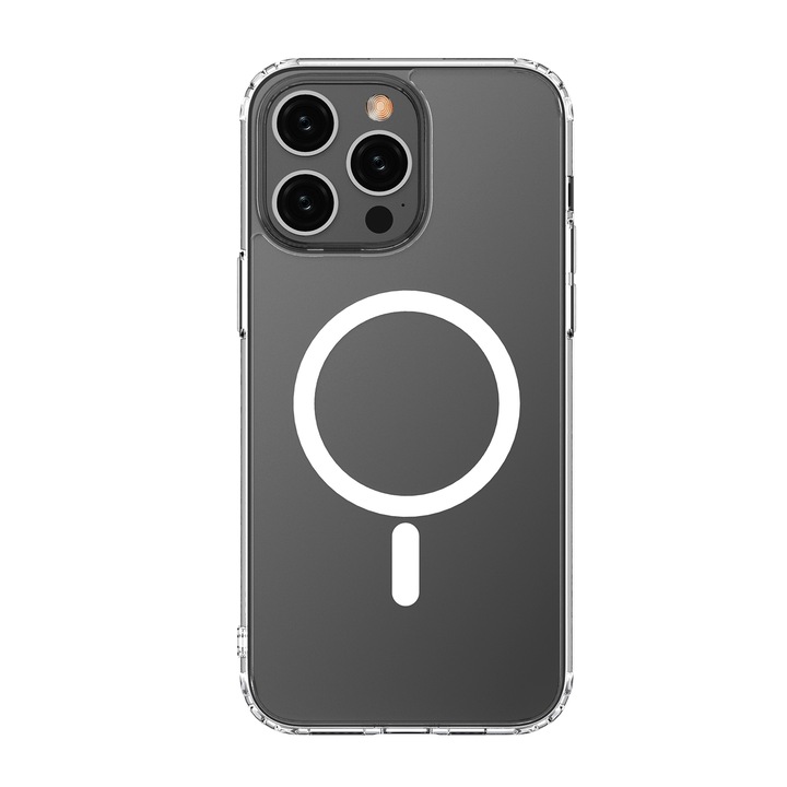 Husa Protectie Spate Cellara Colectia Crystal Compatibil Cu iPhone 16 Pro Max - Transparent