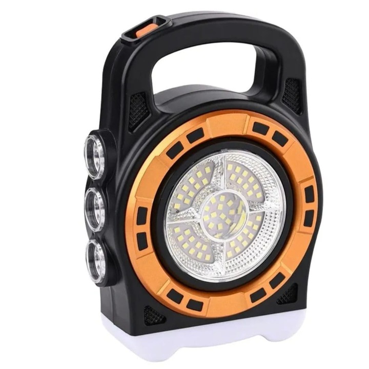 Преносима лампа със слънчево зареждане и USB, led XPE/SMD, 20,4 см