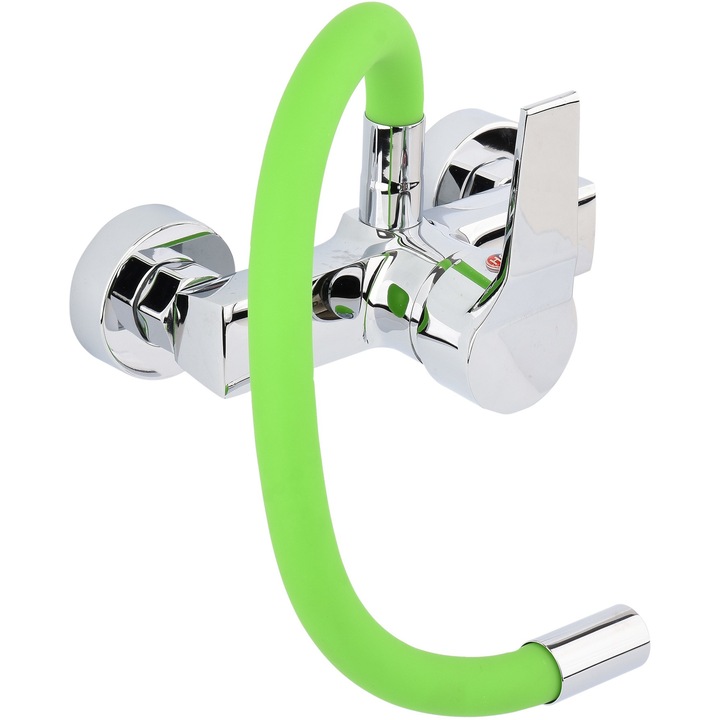Baterie sanitara flexibila, Fala, Alama, Verde