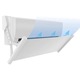 Deflector pentru protectie curent aer conditionat, Empria, ajustabil pe 4 niveluri, retractabil, Alb