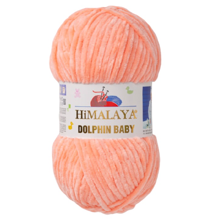Himalaya Dolphin Baby 323 textilszál, horgoláshoz és kötéshez, akril, rózsaszín, 120 m