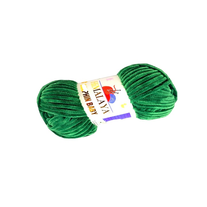 Textilszál Himalaya Dolphin Baby 360, horgoláshoz és kötéshez, akril, zöld, 120 m