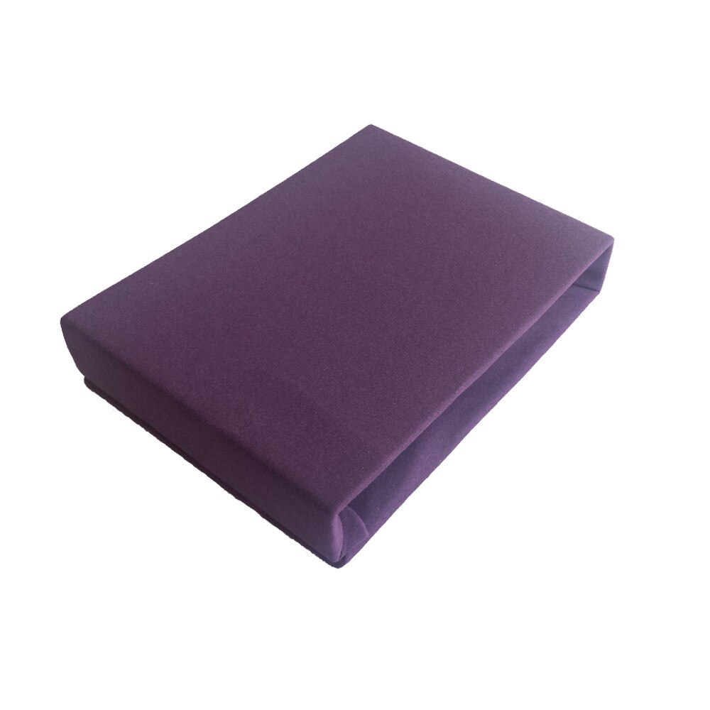 Cearceaf de pat Jersey cu elastic 180x200 cm, violet Special No.43