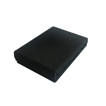Cearceaf de pat Jersey cu elastic 180x200 cm, negru Special No.48 Cearceaf de pat Jersey cu elastic 180x200 cm, negru Special No.48
