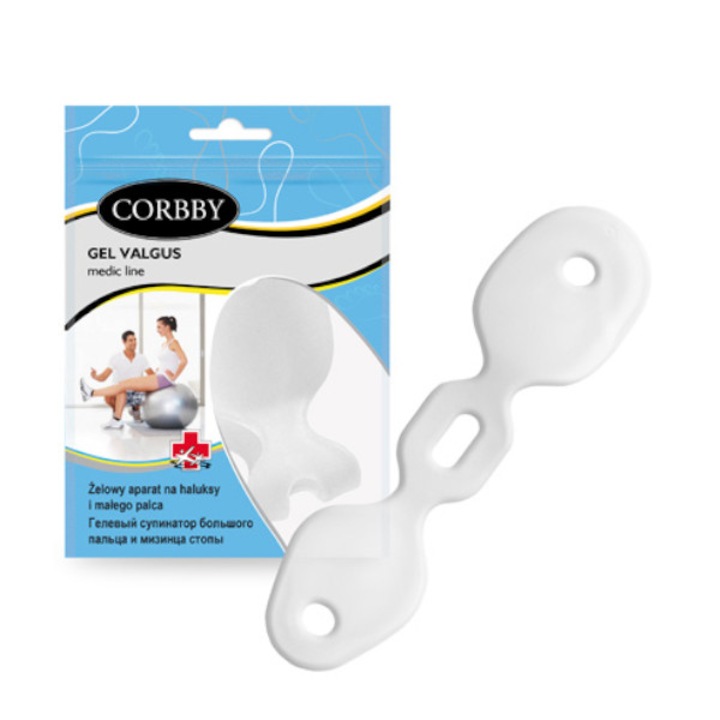 Suporturi ortopedice pentru degete, Corbby, Gel, Transparent