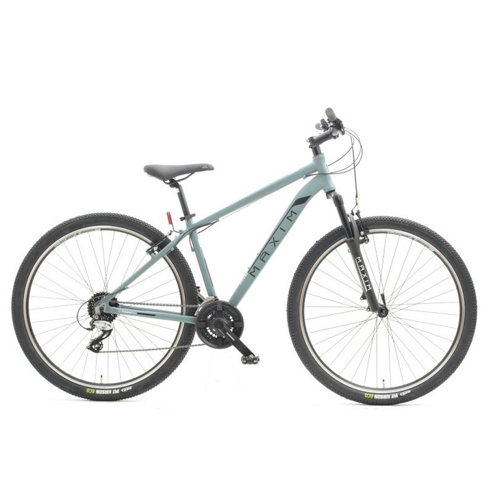 Bicicleta de munte, MAXIM, Aluminiu, Gri