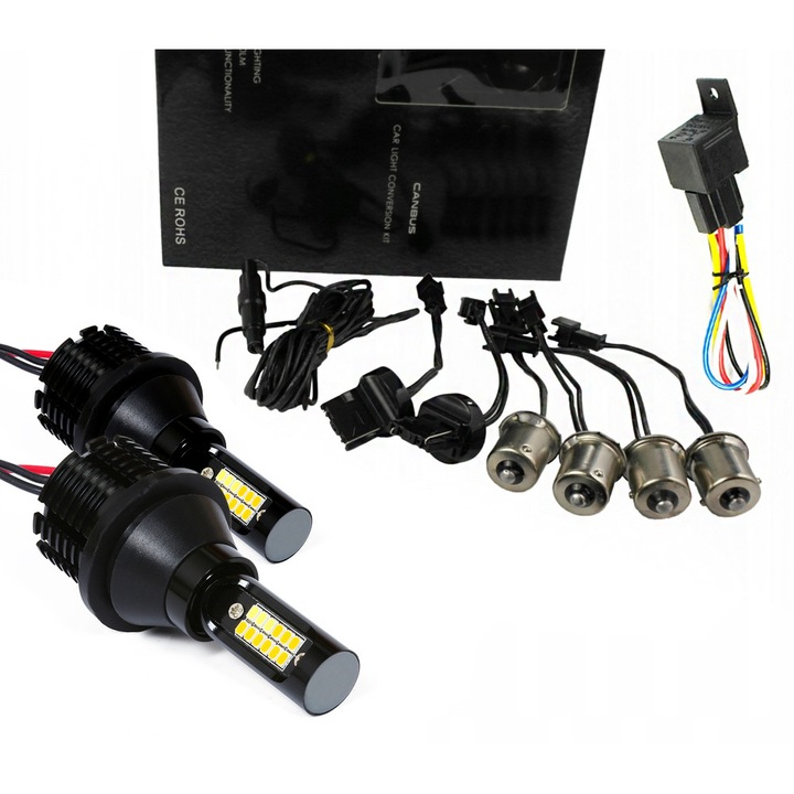 Nappali menetfény készlet, DRL jelzéssel, Interlook, LED, PY21W