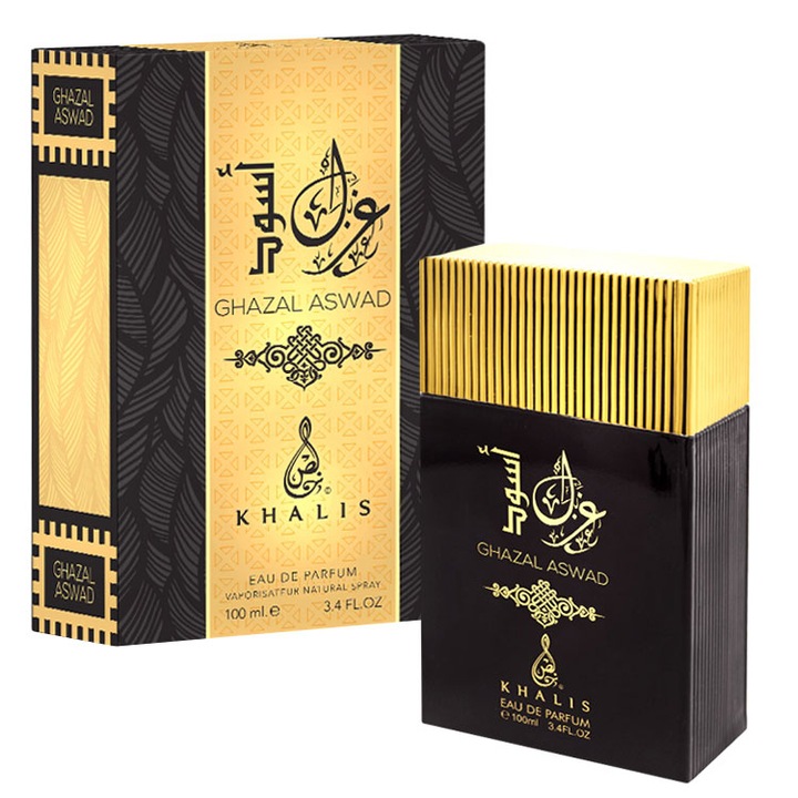 Apa de Parfum Khalis, GHAZAL ASWAD, Unisex, 100 ml