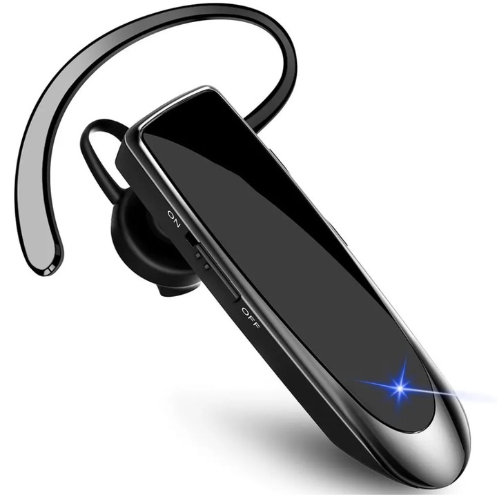 Слушалки с Bluetooth, handsfree, безжични, стерео, за шофьори, HD voice, черни
