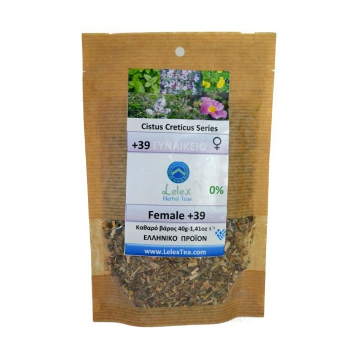 Ceai pentru sistemul reproducator feminin, Lelex Tea, Cistus creticus series, 40 g