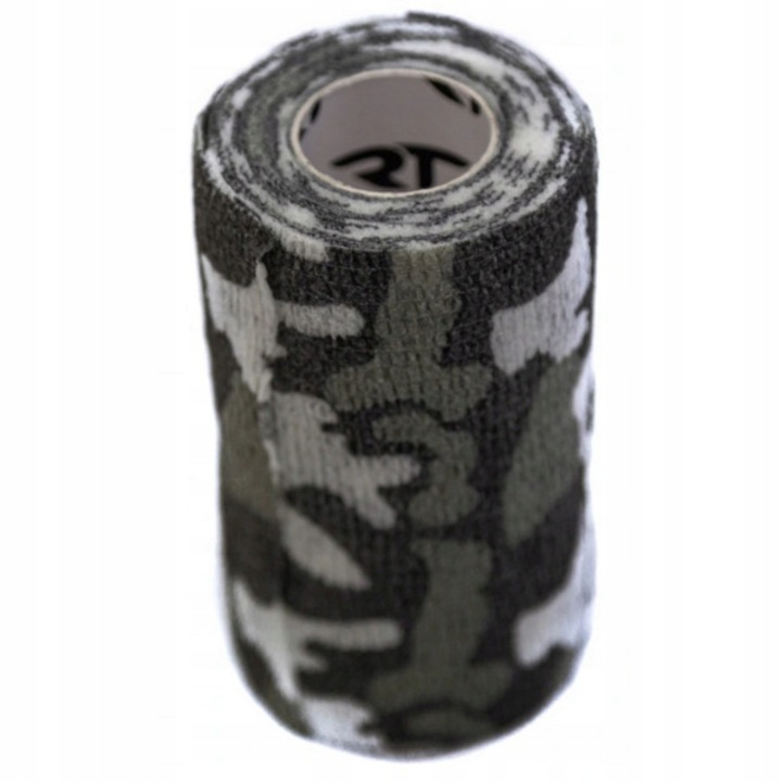 Acus Med öntapadó rugalmas kötés, 10cm, 4,5m, fekete/szürke