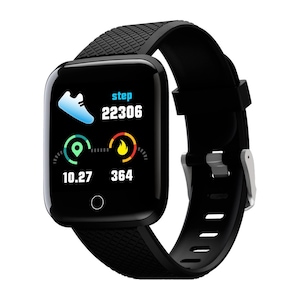 Ceas Smartwatch, Denver, Bluetooth, IP67, Negru