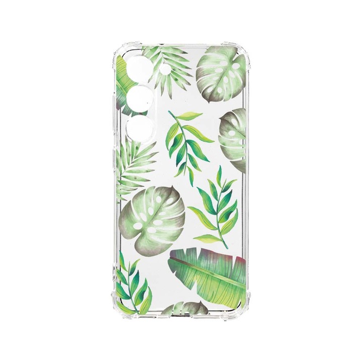 Husa BestCase® Anti Shock, Compatibila Cu Samsung Galaxy S23 Plus, Tropical, 1.5MM, Rezistenta La Socuri, Protectie Camera, AS 150