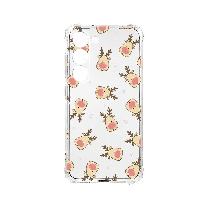 Husa BestCase® Anti Shock, Compatibila Cu Samsung Galaxy S23 Plus, Xmas, 1.5MM, Rezistenta La Socuri, Protectie Camera, AS 349