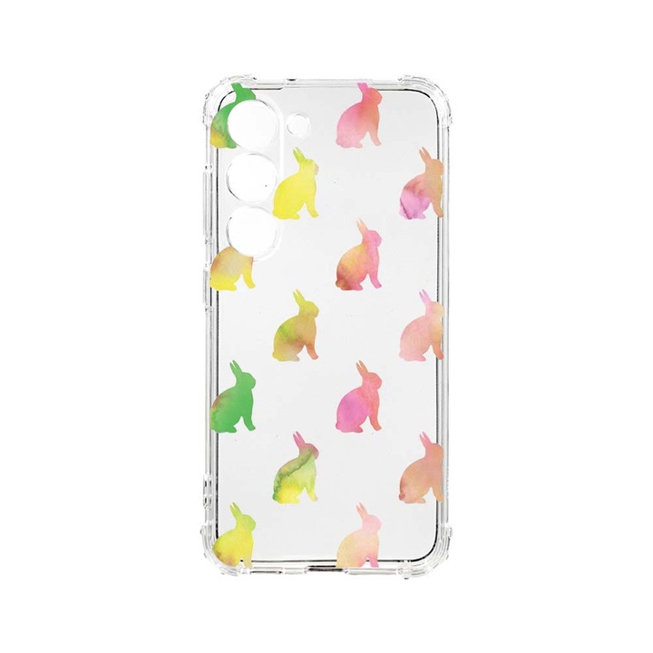 Husa BestCase® Anti Shock, Compatibila Cu Samsung Galaxy S23 Plus, Cool Rabbits, 1.5MM, Rezistenta La Socuri, Protectie Camera, AS 695