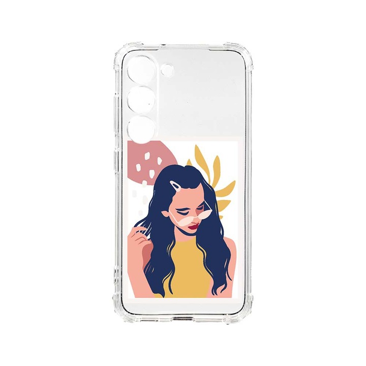 Husa BestCase® Anti Shock, Compatibila cu Samsung Galaxy S23 Plus, Summer Girl, 1.5MM, Rezistenta La Socuri, Protectie Camera, AS 837