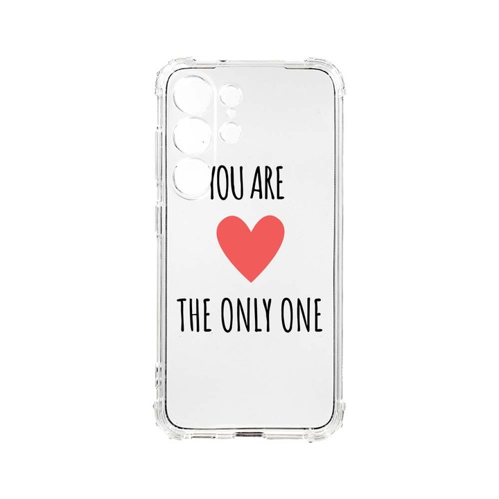 Husa BestCase® Anti Shock, Compatibila Cu Samsung Galaxy S23 Ultra, You Are The Only One, 1.5MM, Rezistenta La Socuri, Protectie Camera, AS 114