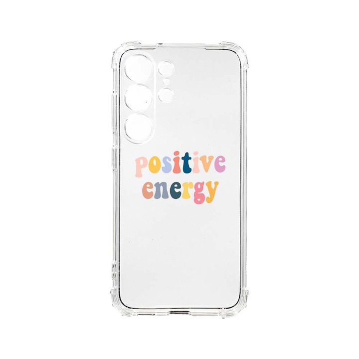 Husa BestCase® Anti Shock, Compatibila Cu Samsung Galaxy S23 Ultra, Positive Energy, 1.5MM, Rezistenta La Socuri, Protectie Camera, AS 479