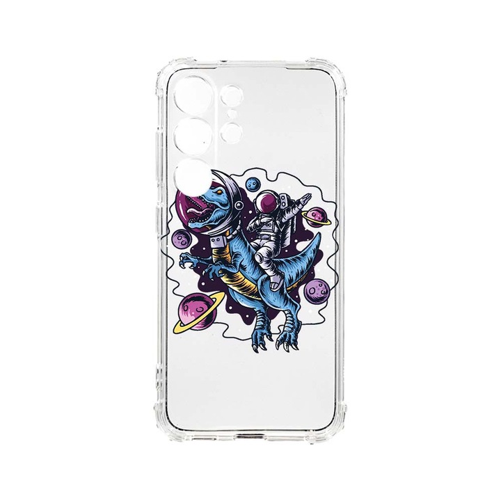 Husa BestCase® Anti Shock, Compatibila cu Samsung Galaxy S23 Ultra, Astronaut Ride, 1.5MM, Rezistenta La Socuri, Protectie Camera, AS 772