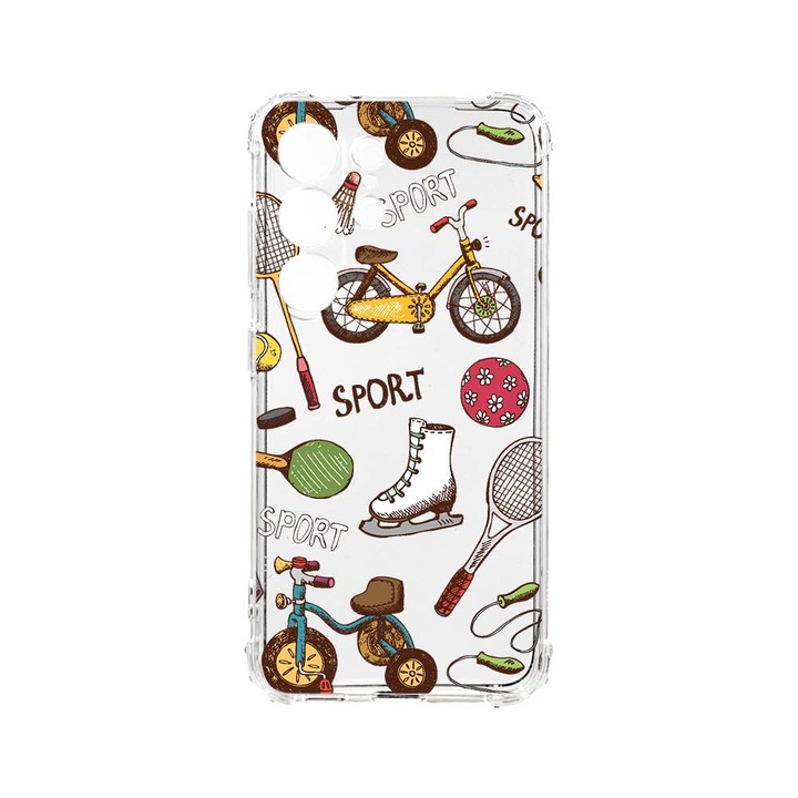 Husa BestCase® Anti Shock, Compatibila cu Samsung Galaxy S23 Ultra, Summer Sports, 1.5MM, Rezistenta La Socuri, Protectie Camera, AS 776