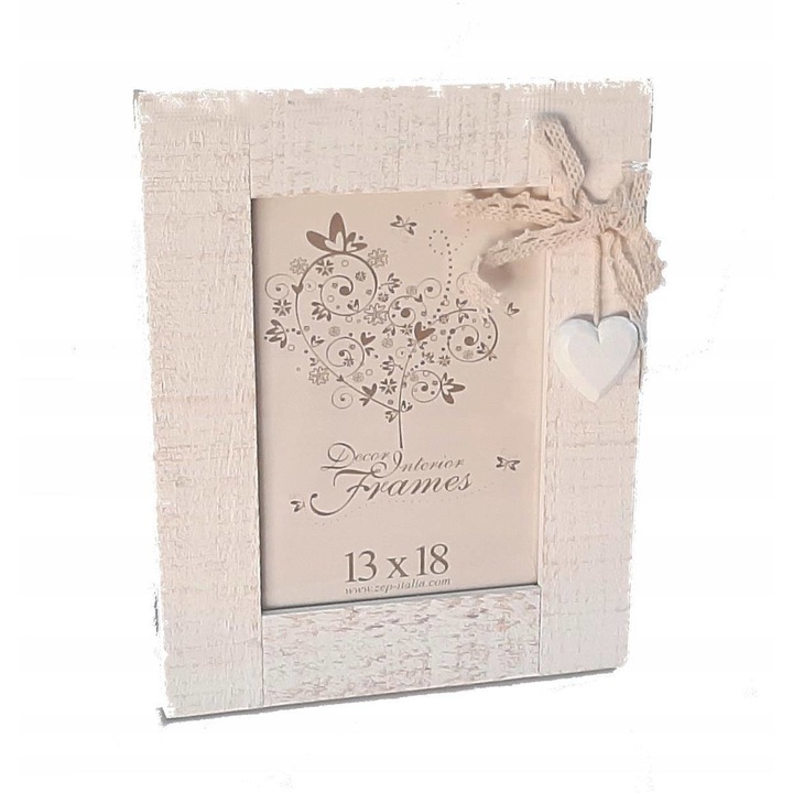 Rama foto, ZEP, Lemn, 20 x 25 cm, Alb