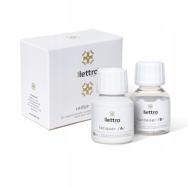 Set vopsea pantofi, Kaps, Pentru piele naturala, 50 ml, Alb