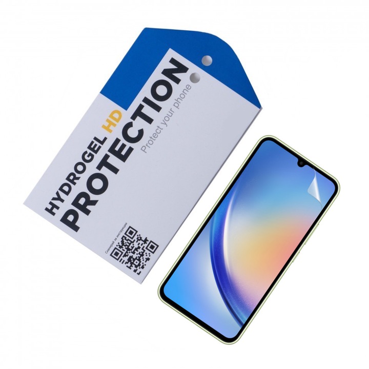 Удароустойчив протектор Ofisite за Samsung Galaxy A34, Hydrogel HD, Антибактериално покритие