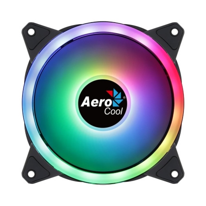 Ventilator computer, Aerocool, 120x120x25mm, 1000RPM, Negru