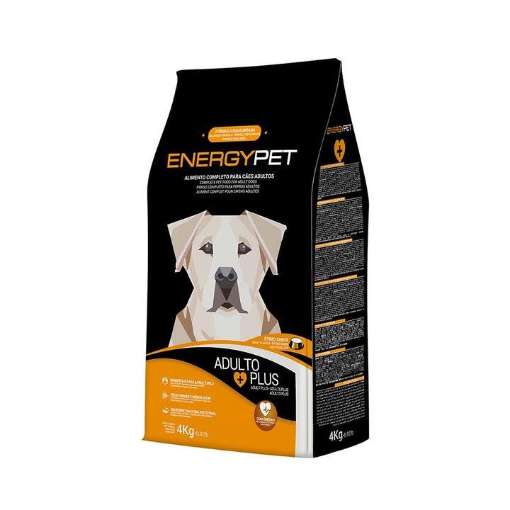 Hrana pentru caini EnergyPet, Adult Plus, 4 Kg