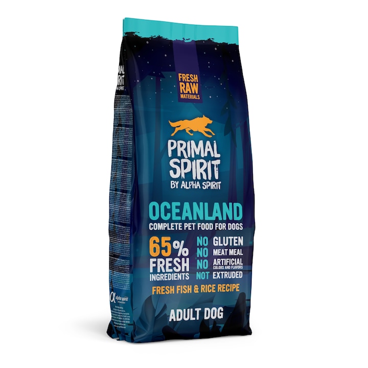 Hrana pentru caini Primal Spirit, Oceanland, 12 Kg