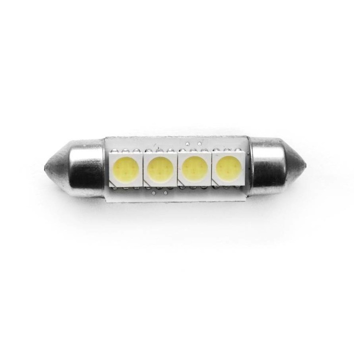 Bec LED auto, Interlook, C5W, Universal, Alb