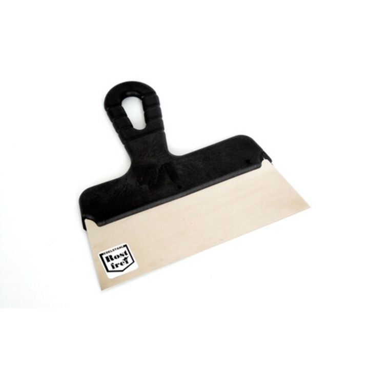 Маламашка за шпакловка, EPM, Инокс / Пластмаса, 250mm, Сребрист / Черен