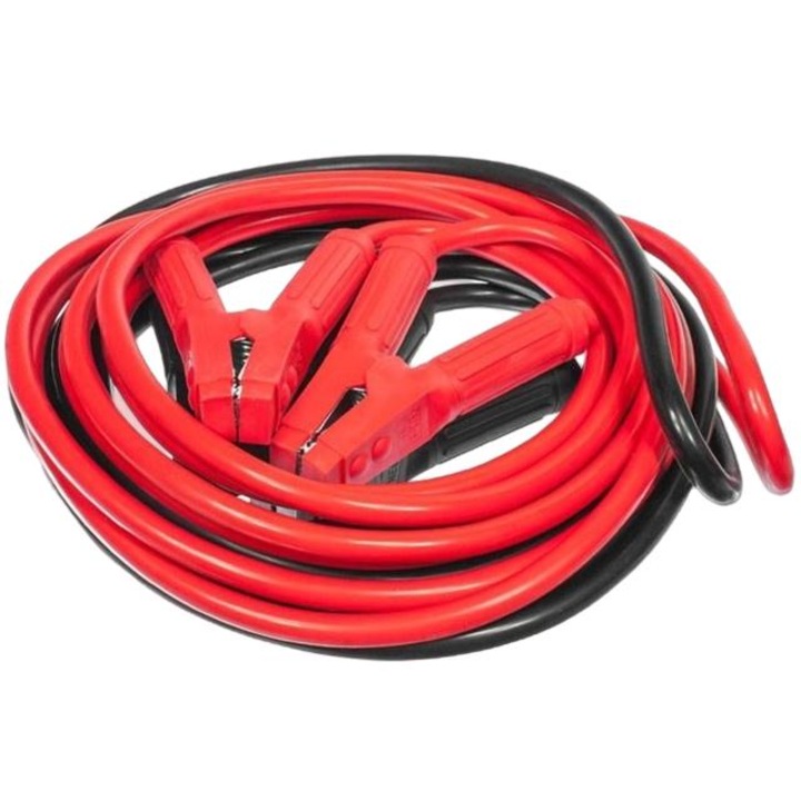 Cabluri pornire auto, UN, 400A, 2.5 m, Negru/Rosu