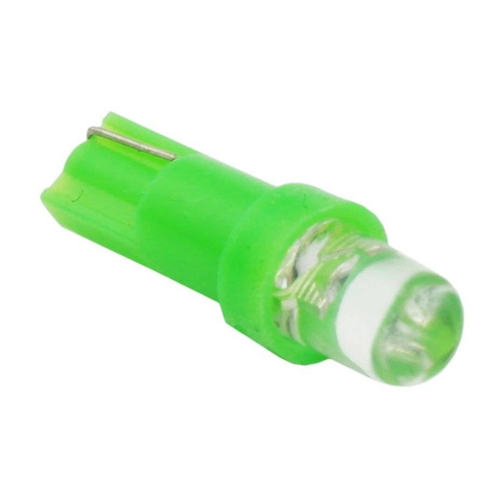 Автомобилна LED крушка, Interlook, T5, Универсална, Бяла