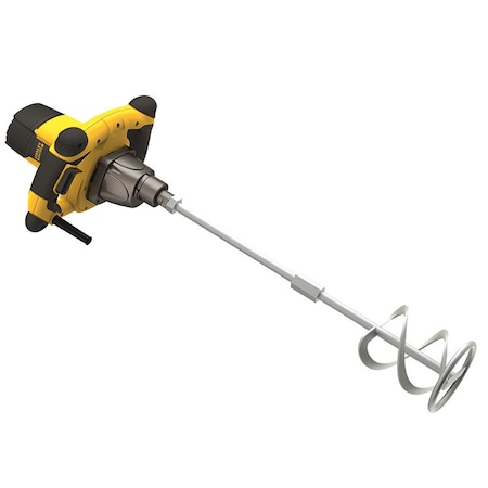 Amestecator mortar malaxor, Stanley, 1600W, 2 viteze, Galben/Negru