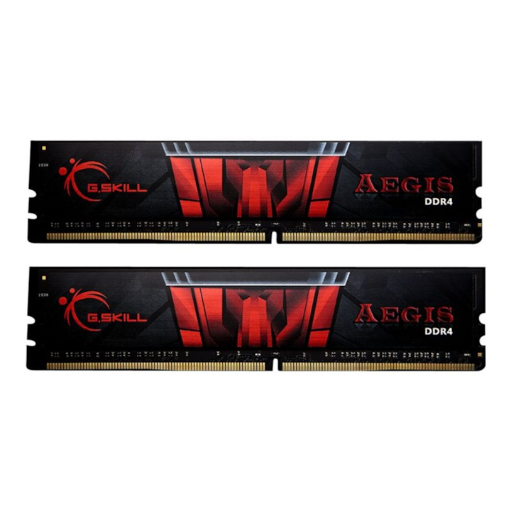 Оперативна RAM памет G.Skill Aegis F4-2400C17D-8GIS, 8GB, 2 x 4GB, DDR4, 2400MHz