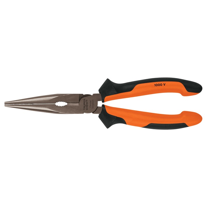 Cleste electrician cu varf conic lung, izolare la 1000 V, 20 cm, Truper Expert