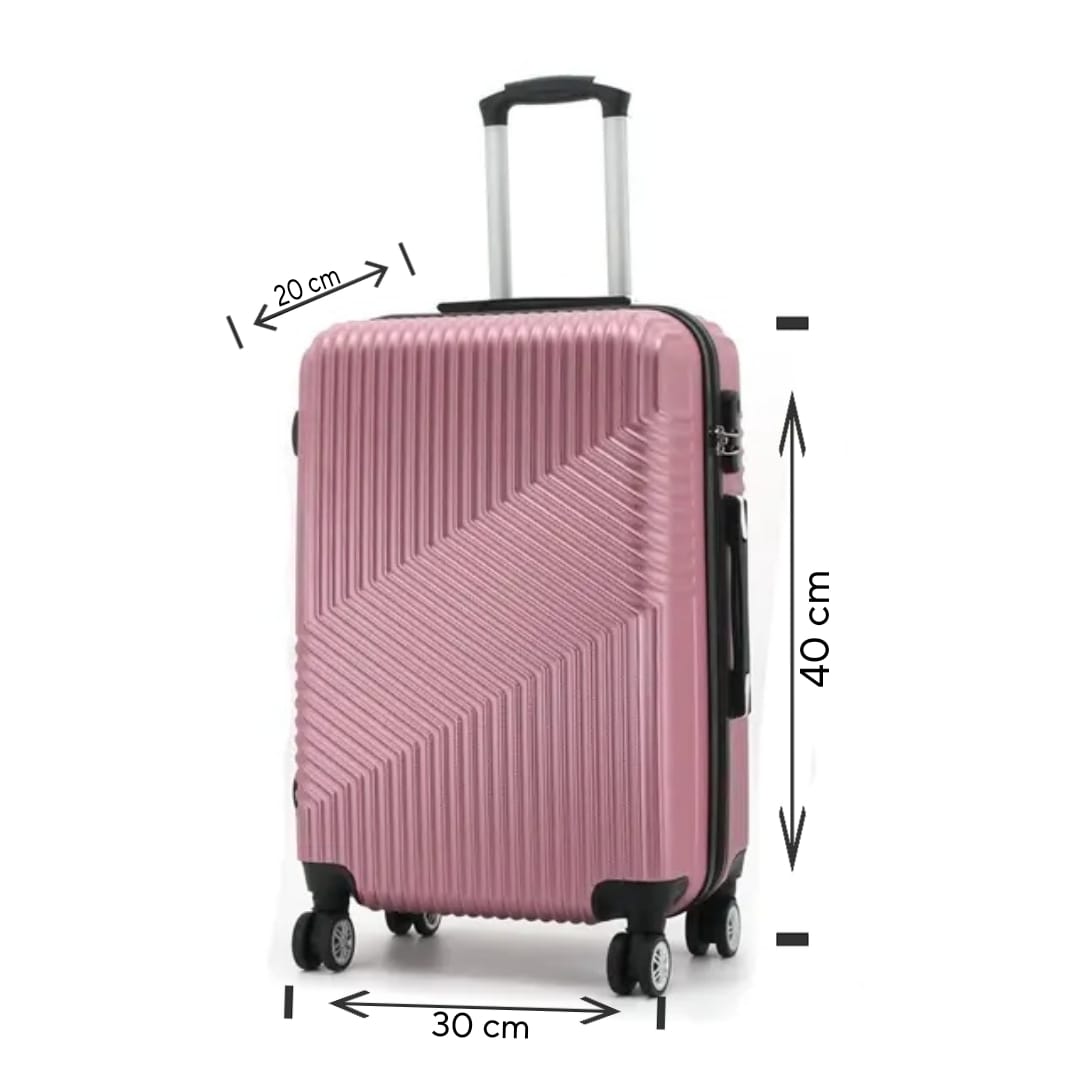 Troler Roz Troler cabina Wizzair Roz 40x30x20 ABS rezistent - eMAG.ro