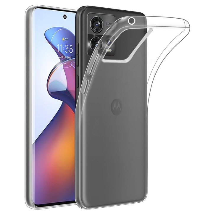 Motorola Edge 30 Fusion 5G / Moto S30 Pro 5G kompatibilis szilikon hátlaptok, vékony, átlátszó, 1mm