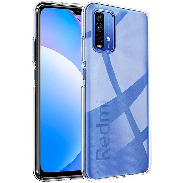 Xiaomi Redmi 9T / Poco M3 kompatibilis szilikon hátlaptok, vékony, átlátszó, 1mm